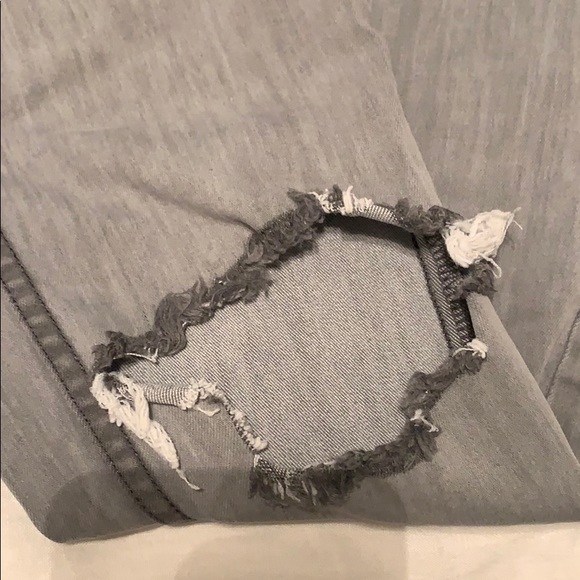 Free People Skinny Jeans with Holes - Picture 3 of 5